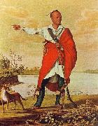 William Berczy Oil portrait of Joseph Brant oil on canvas